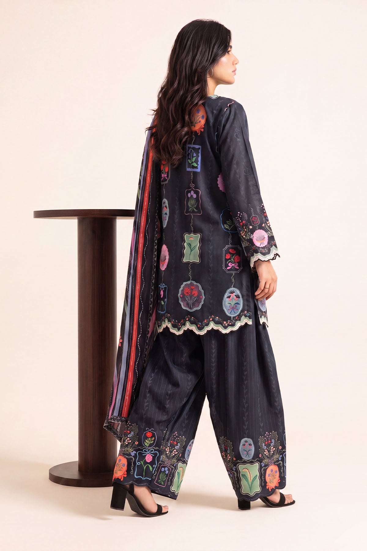 Women Printed 3 Piece Suit - DTD160