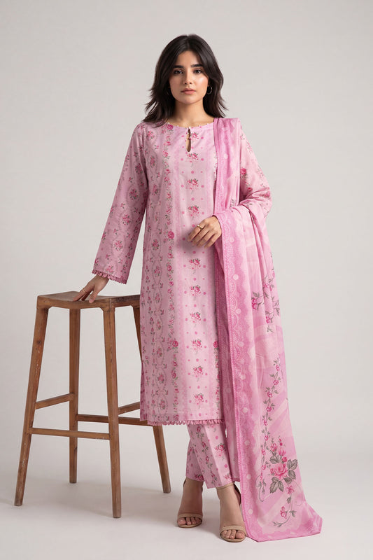 Women Printed 3 Piece Suit - DTD161