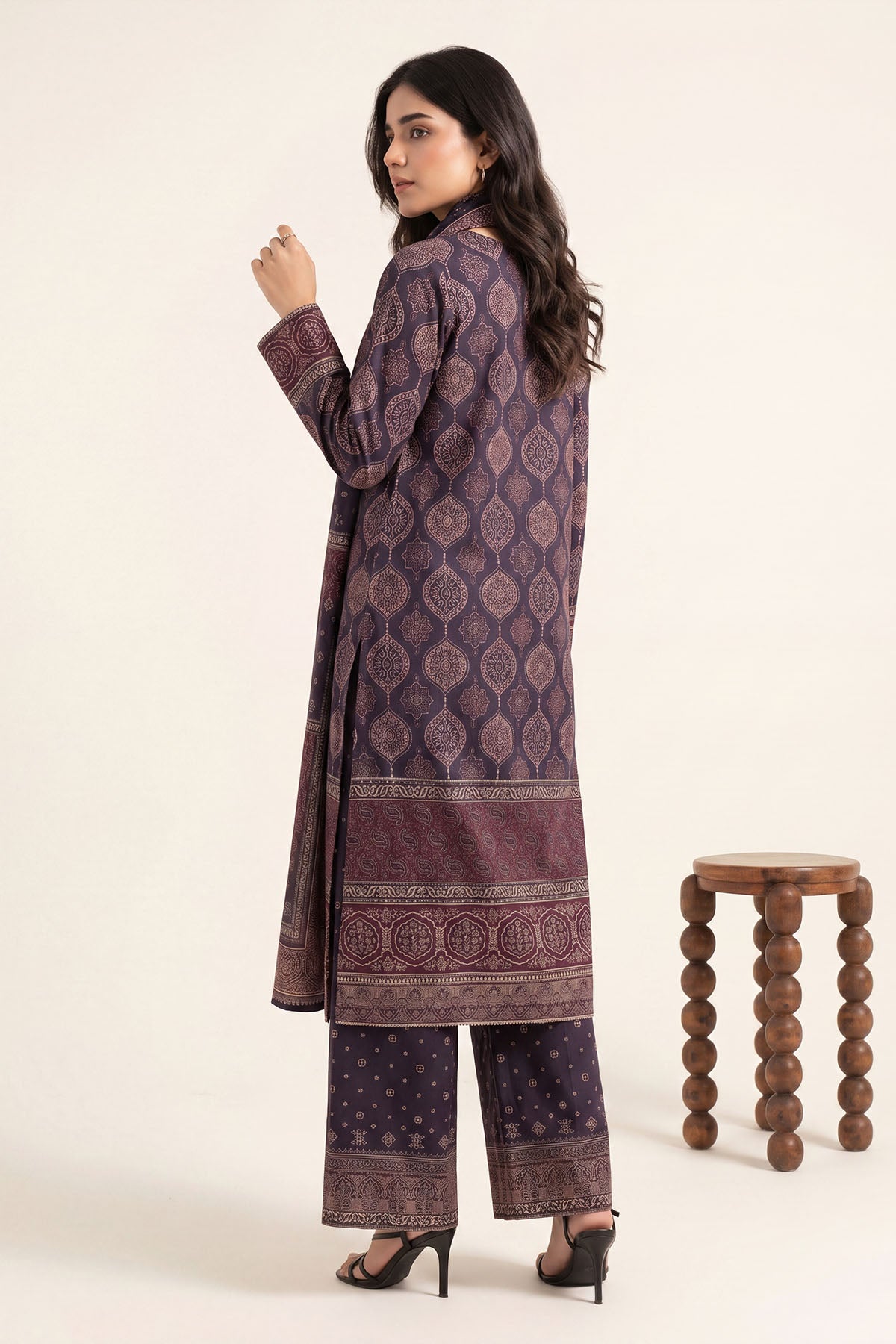 Women Printed 3 Piece Suit - DTD163