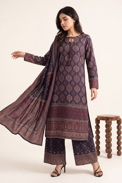 Women Printed 3 Piece Suit - DTD163