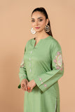 1PC Solid Embroidered Shirt - LDS 873