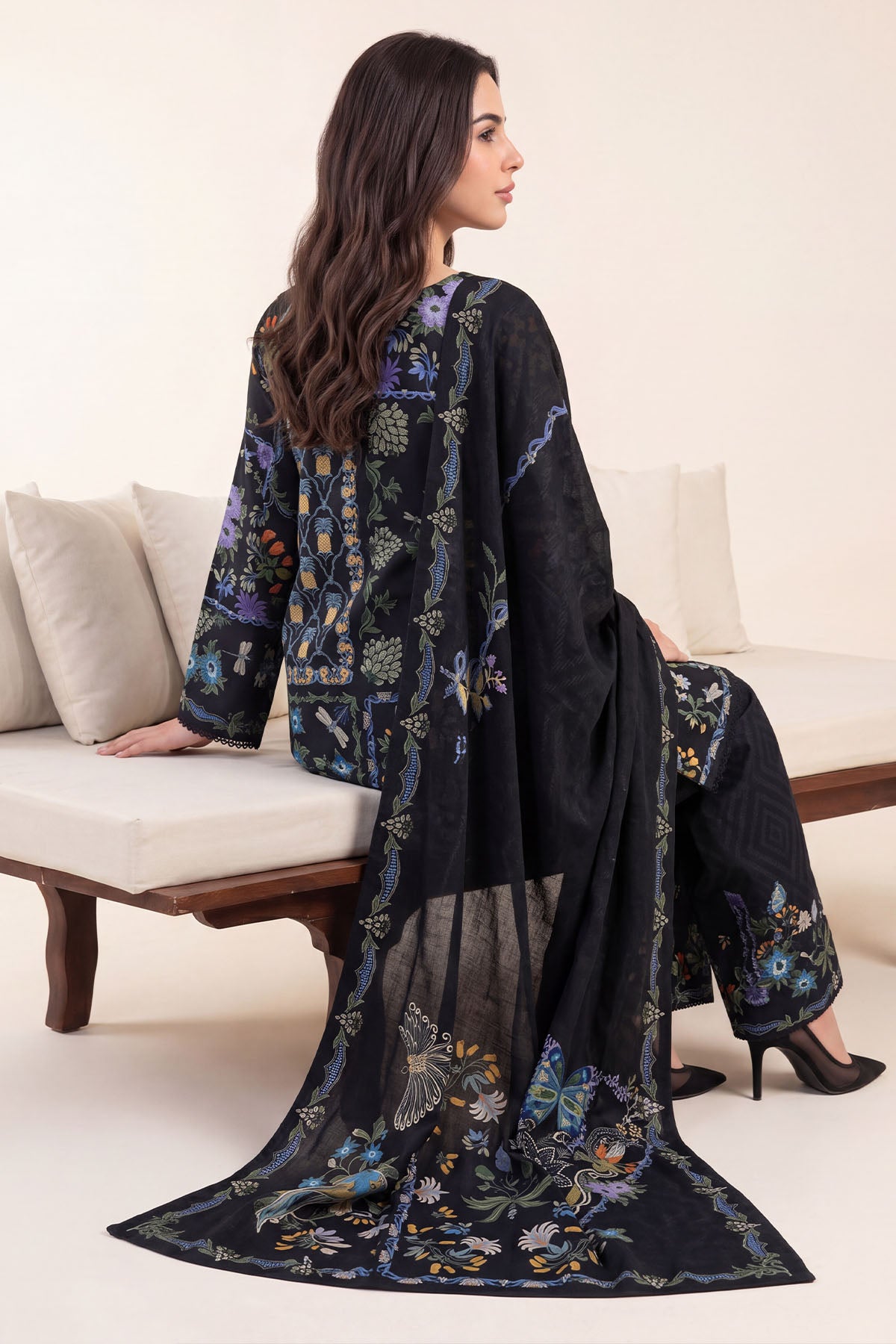 Women Printed 3 Piece Suit - DTD166