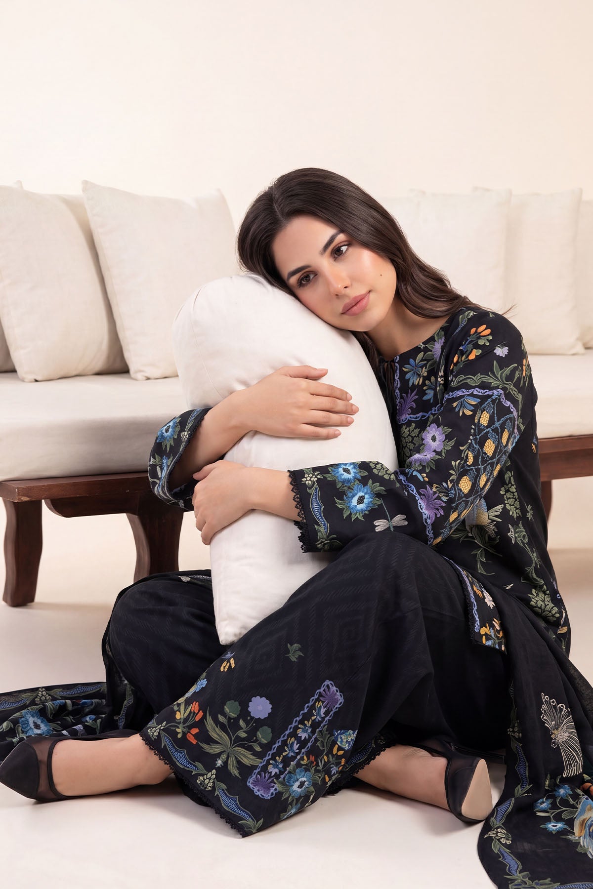 Women Printed 3 Piece Suit - DTD166