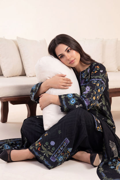 Women Printed 3 Piece Suit - DTD166