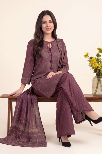 Women Printed 3 Piece Suit - DTD167