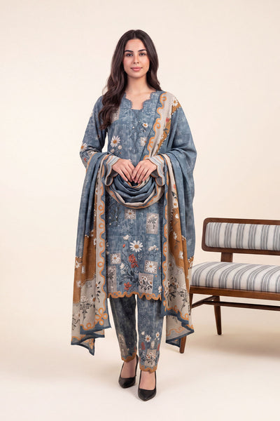 Women Printed 3 Piece Suit - DTD168