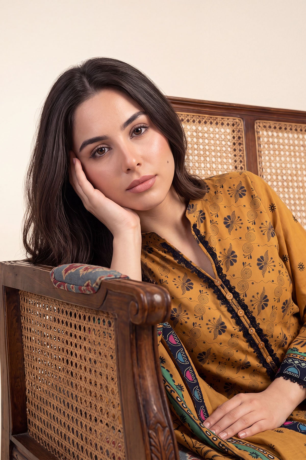 Women Printed 3 Piece Suit - DTD169