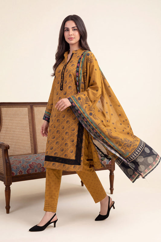 Women Printed 3 Piece Suit - DTD169