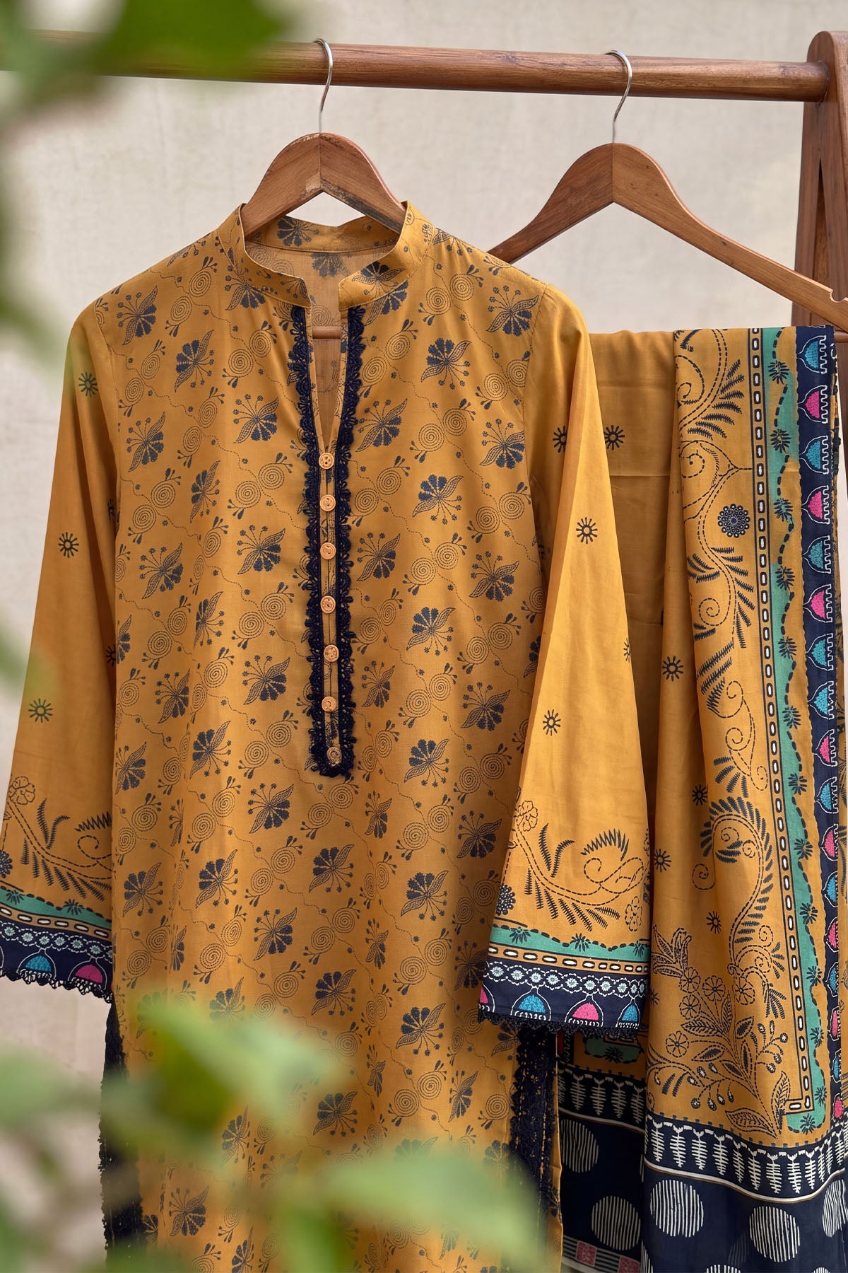 Women Printed 3 Piece Suit - DTD169