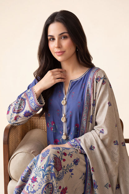 Women Printed 3 Piece Suit - DTD170