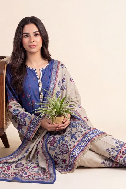 Women Printed 3 Piece Suit - DTD170
