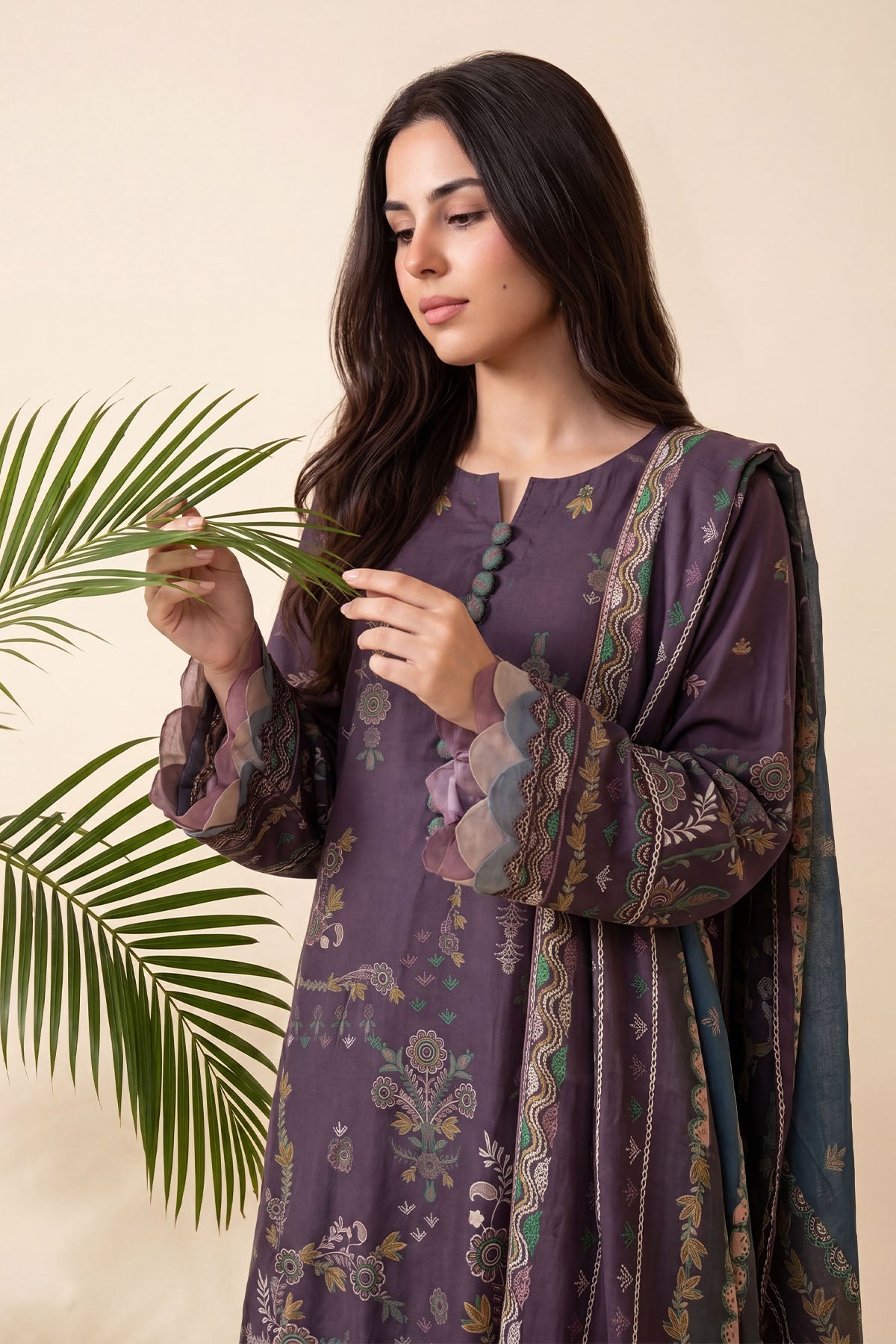 Women Printed 3 Piece Suit - DTD171