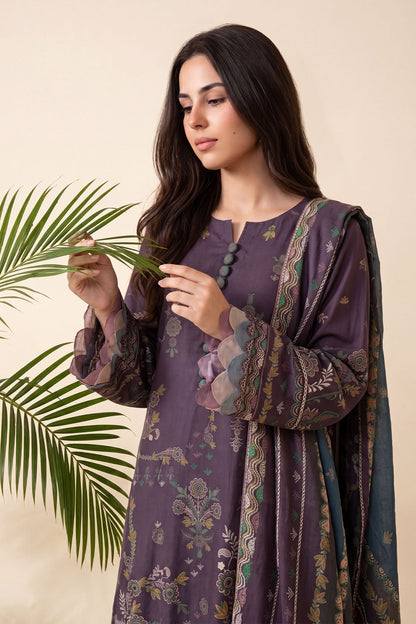 Women Printed 3 Piece Suit - DTD171