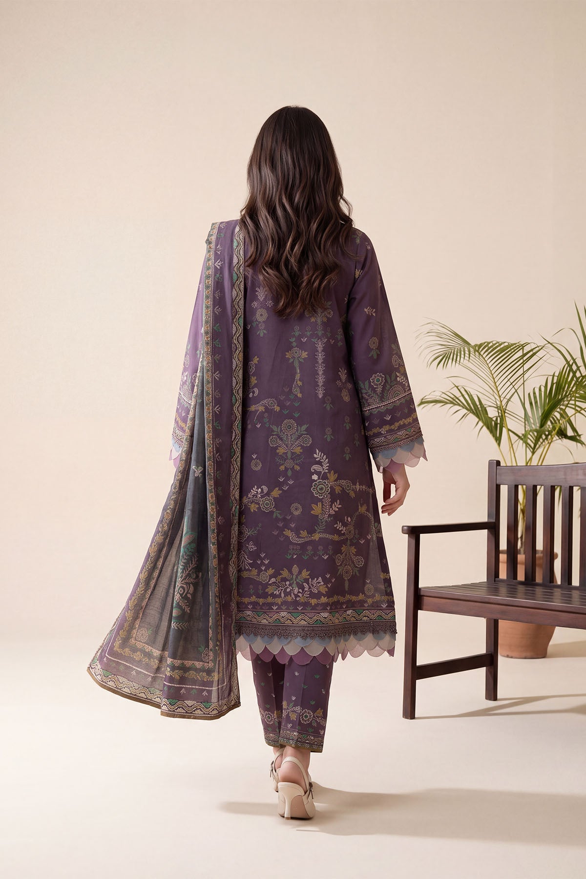 Women Printed 3 Piece Suit - DTD171