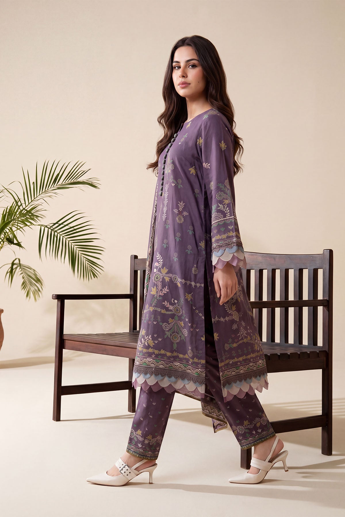 Women Printed 3 Piece Suit - DTD171