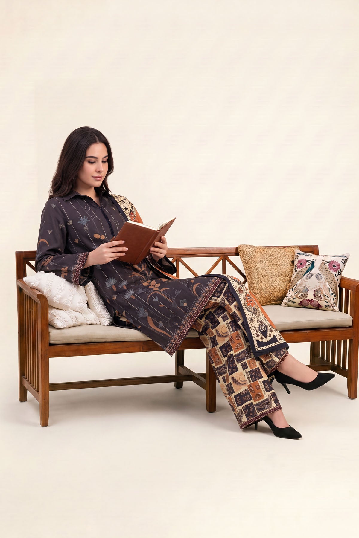 Women Printed 3 Piece Suit - DTD172