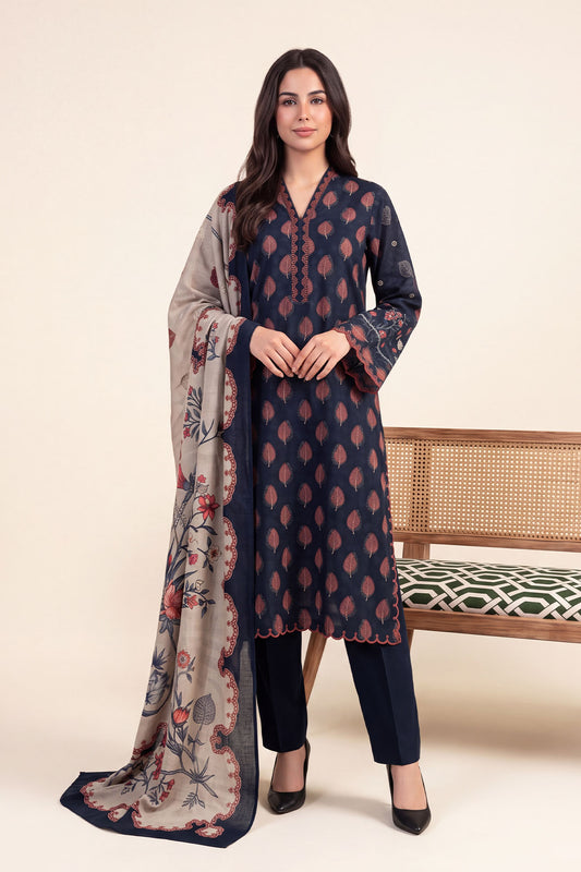 Women Printed 3 Piece Suit - DTD173
