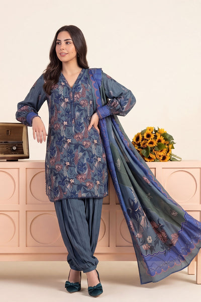 Women Printed 3 Piece Suit - DTD174