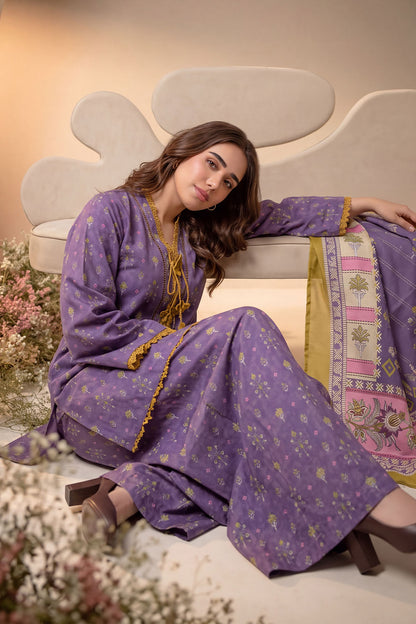 Women 3 Piece Printed Suit - DTD178