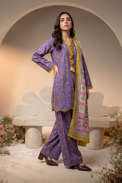Women 3 Piece Printed Suit - DTD178
