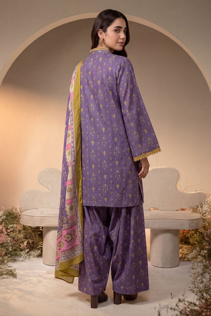 Women 3 Piece Printed Suit - DTD178