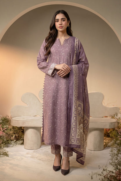 Women 3 Piece Printed Suit - DTD179
