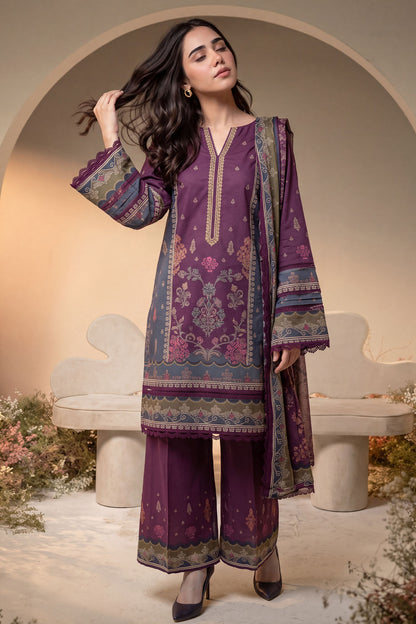 Women 3 Piece Printed Suit - DTD180