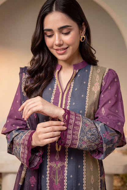 Women 3 Piece Printed Suit - DTD180