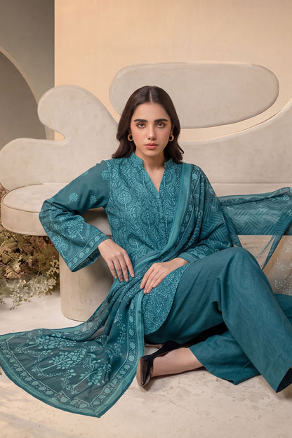 Women 3 Piece Printed Suit - DTD181