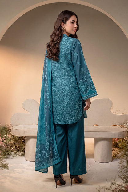 Women 3 Piece Printed Suit - DTD181