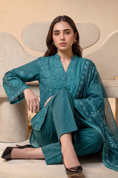 Women 3 Piece Printed Suit - DTD181