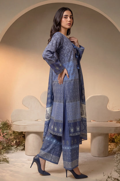 Women 3 Piece Printed Suit - DTD182
