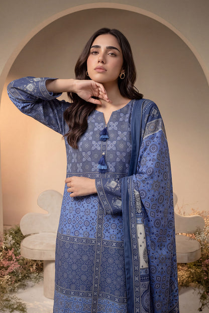 Women 3 Piece Printed Suit - DTD182