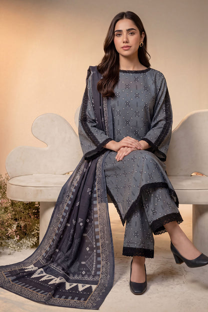 Women 3 Piece Printed Suit - DTD183