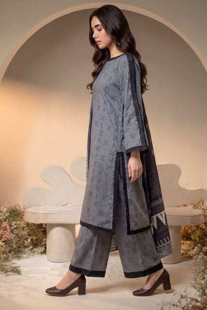 Women 3 Piece Printed Suit - DTD183