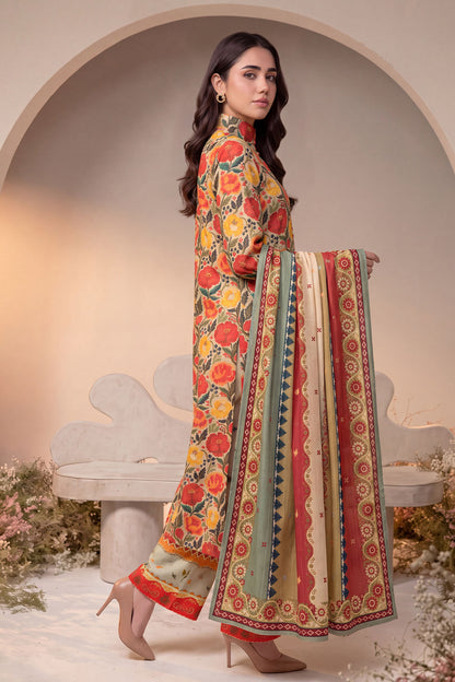 Women 3 Piece Printed Suit - DTD184