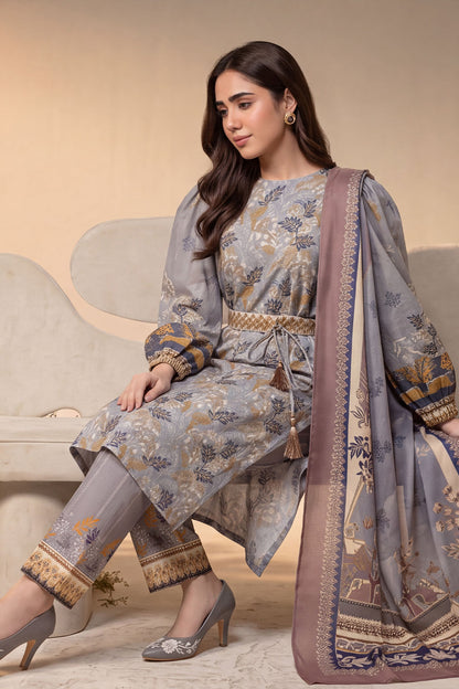 Women 3 Piece Printed Suit - DTD185