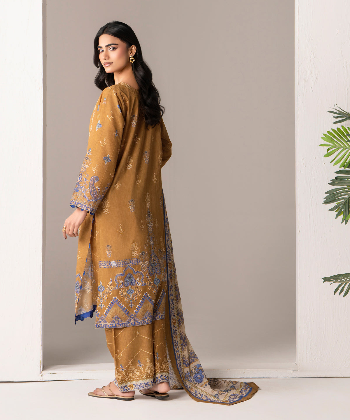 Women Printed 3 Piece Suit - DTD144