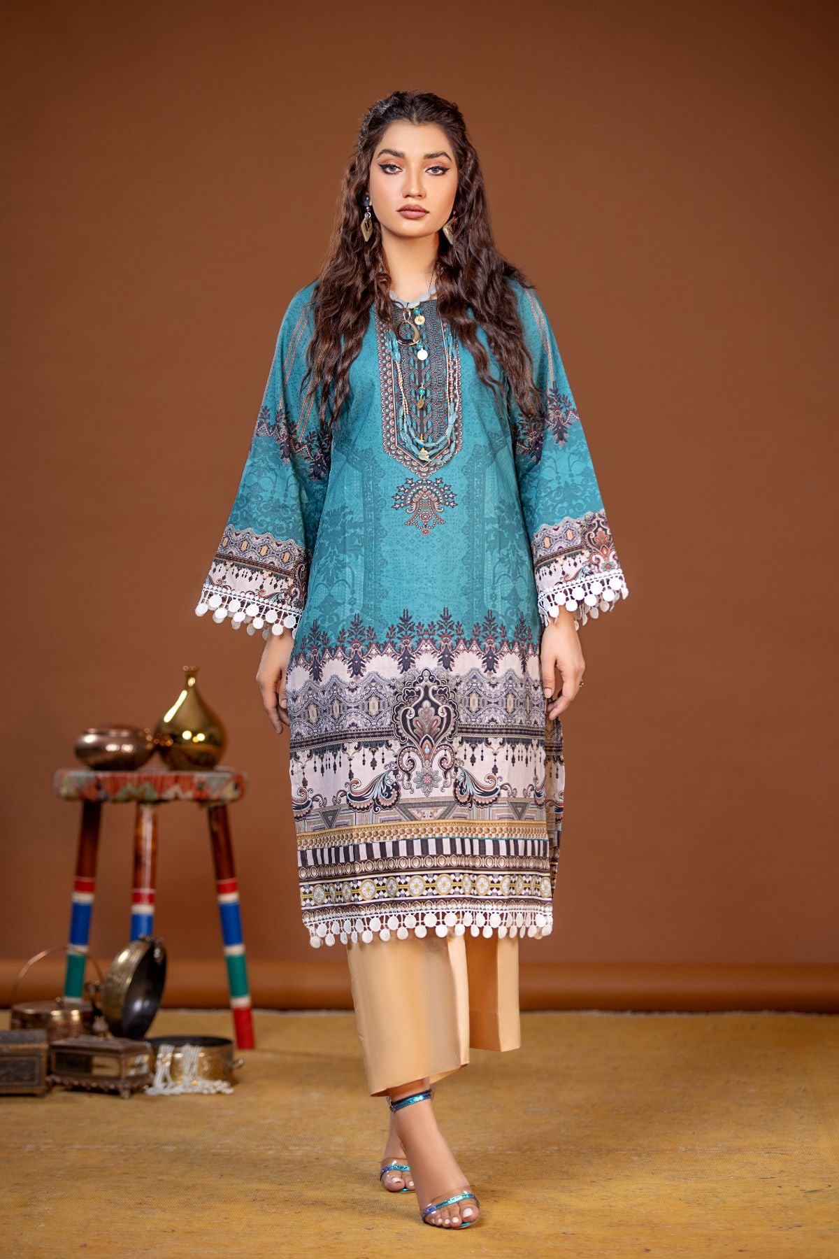 Flower Digital Kurti - FCDP61