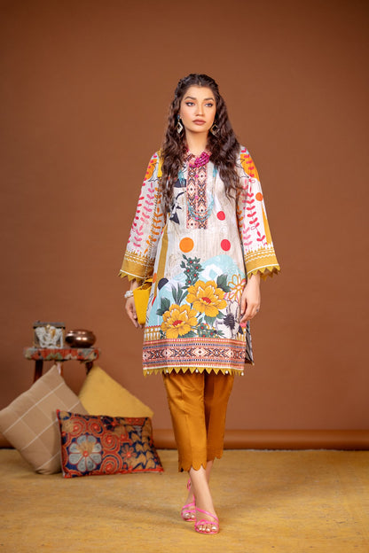 Flower Digital Kurti - FCDP62