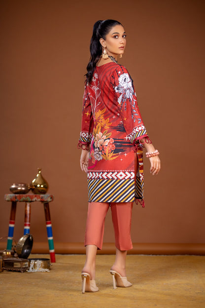 Flower Digital Kurti - FCDP64