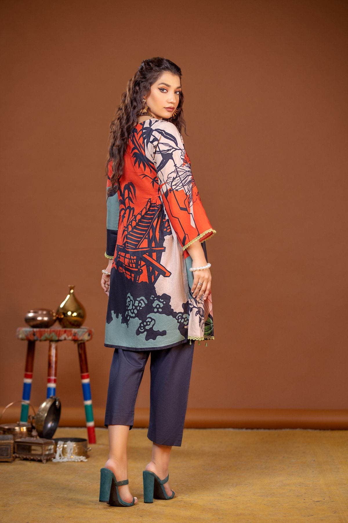 Flower Digital Kurti - FCDP66