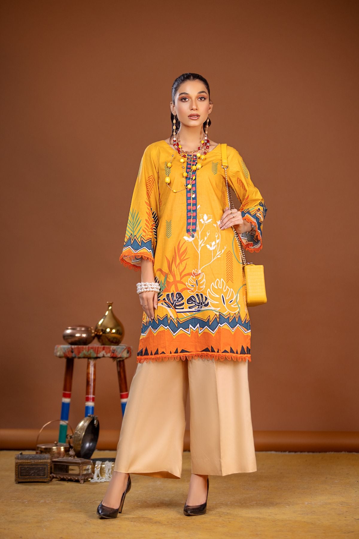 Flower Digital Kurti - FCDP67