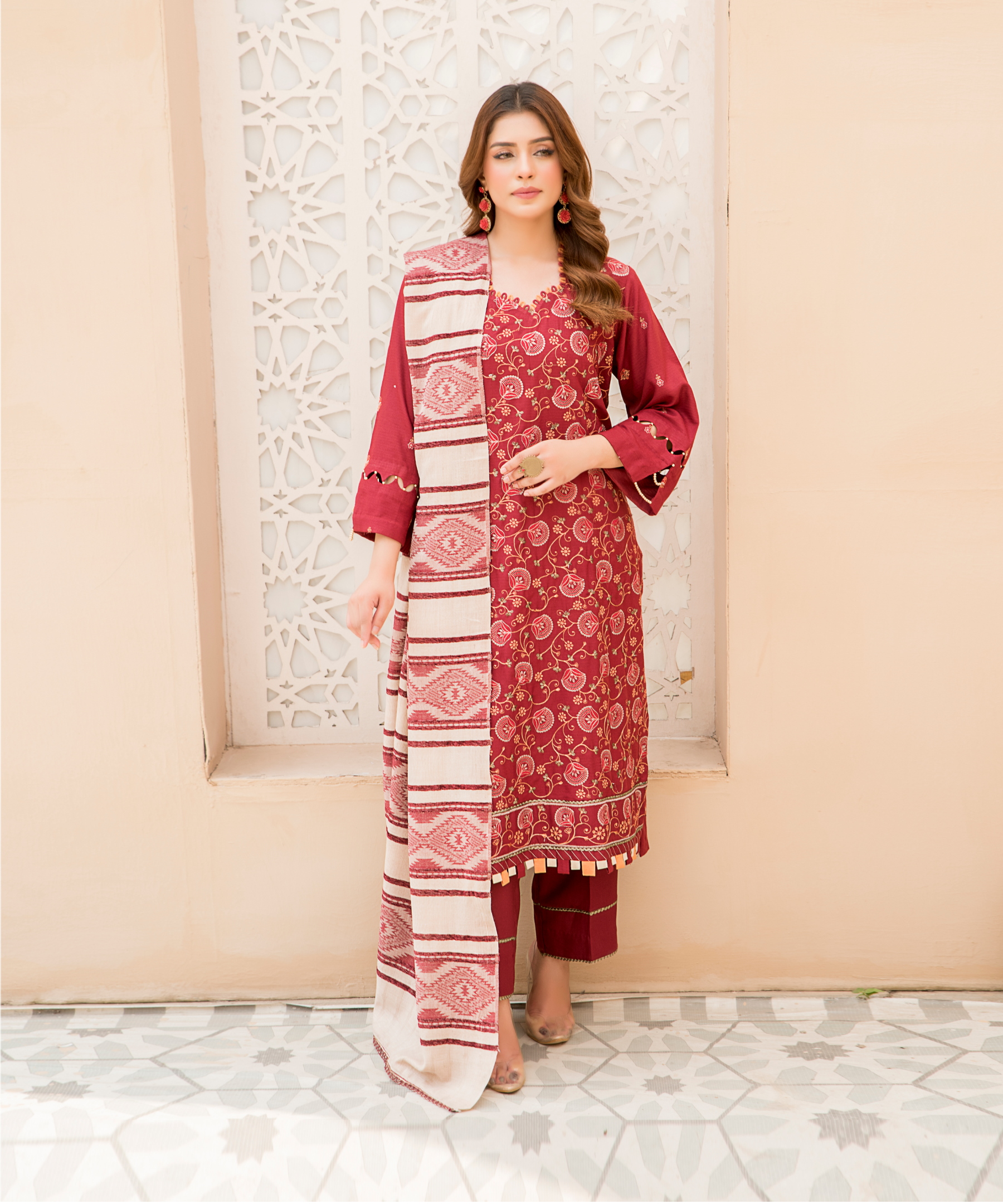 3PC DHANAK Collection - 2412