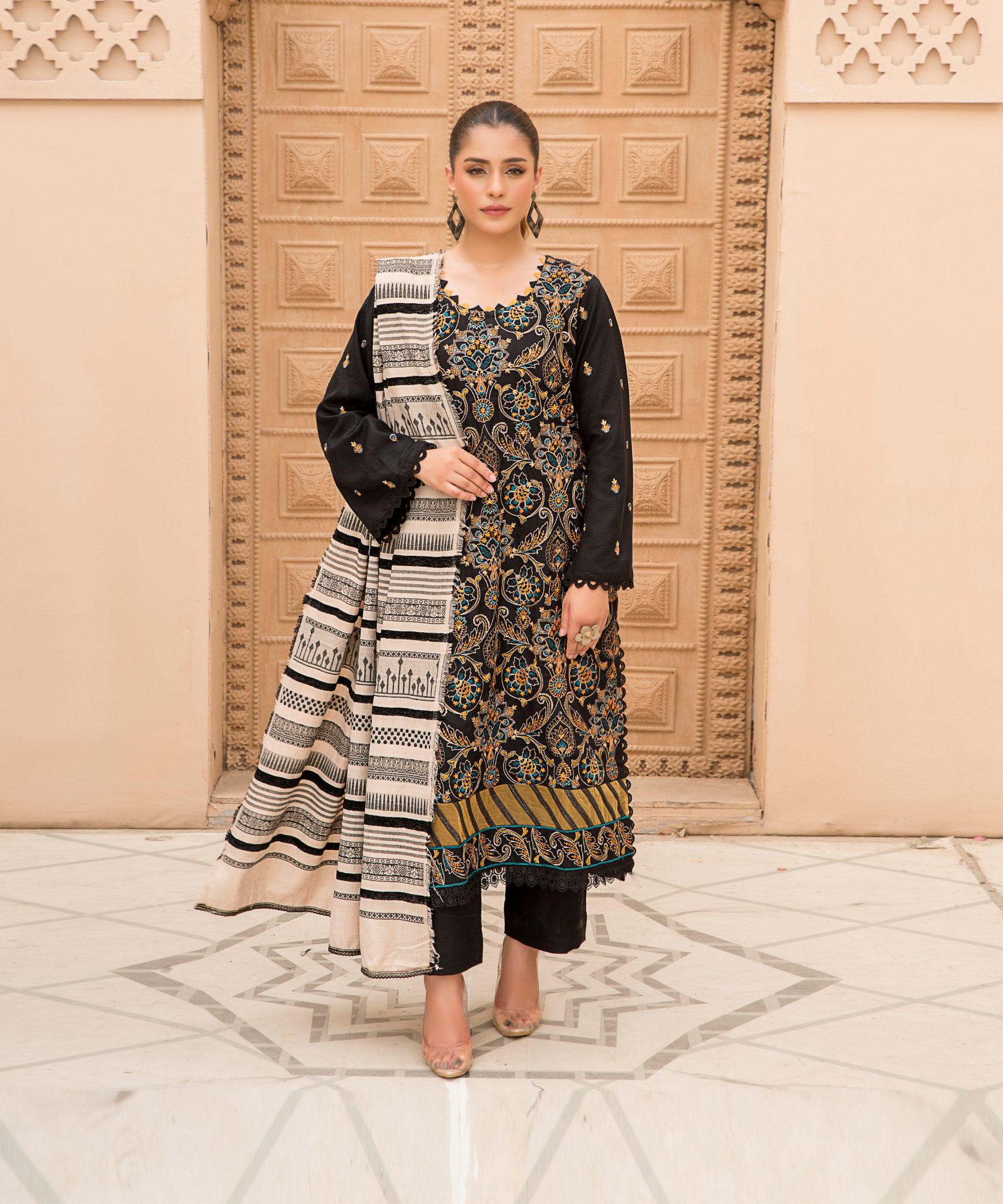 3PC DHANAK Collection - 2414