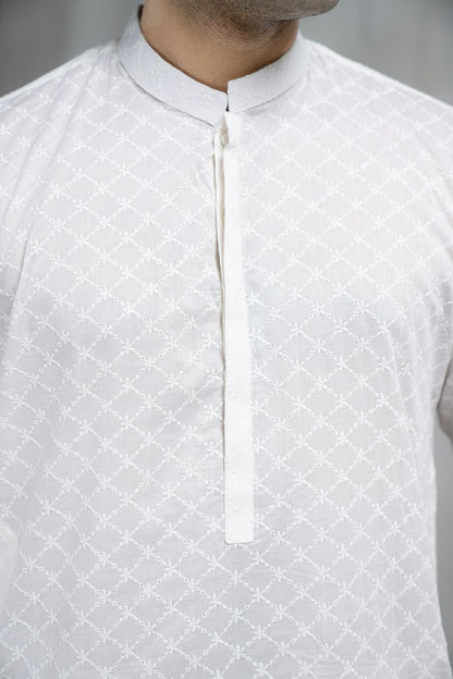 White Kurta - GTS 682