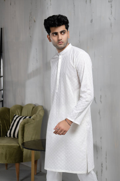 White Kurta - GTS 682