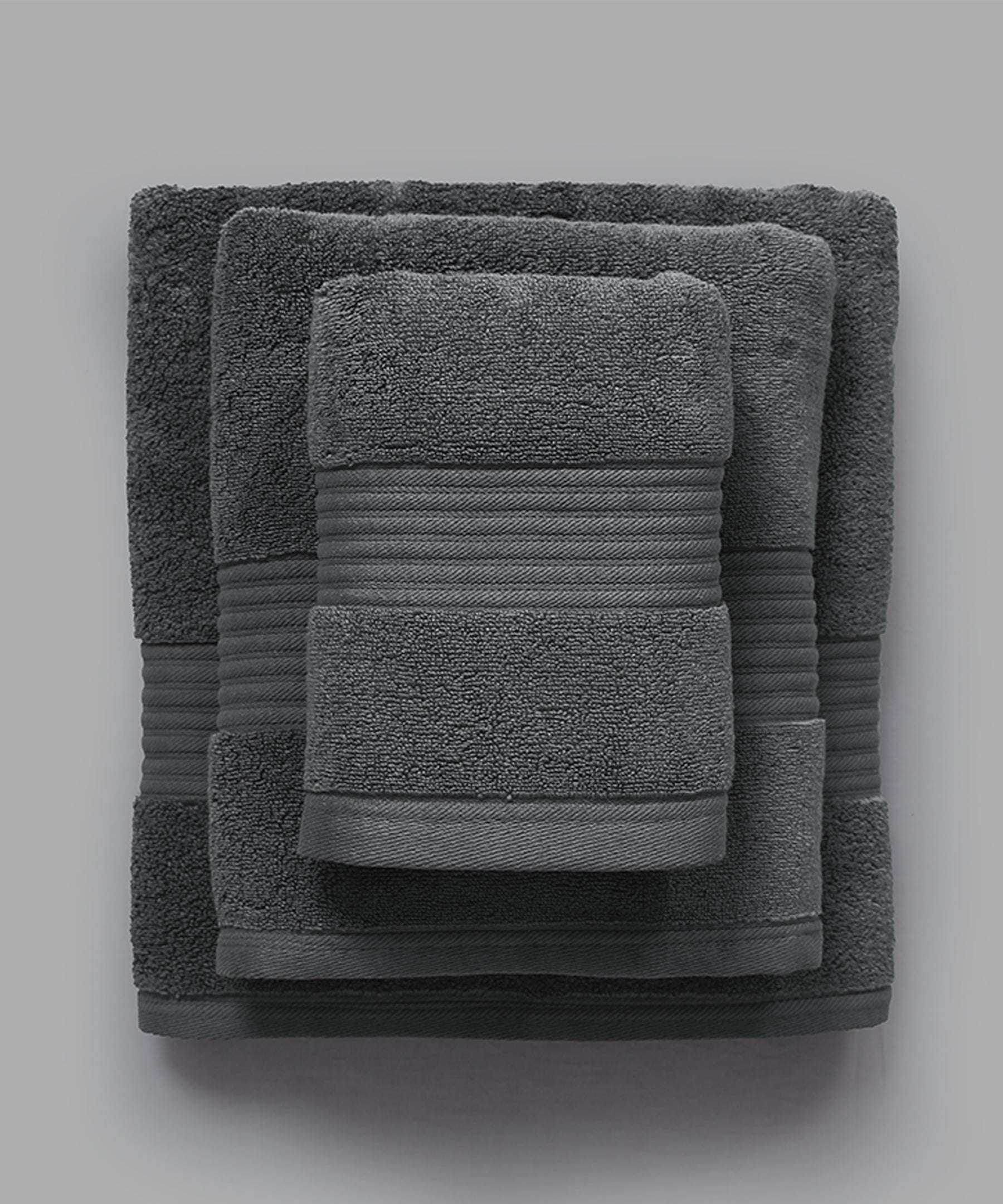 3PC Towel Set Grey - WIN25