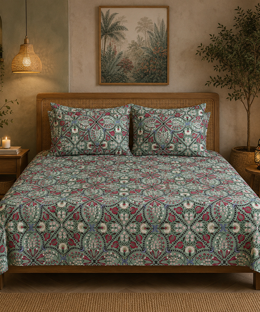 Shine Bed Sheet Set - HTSS75