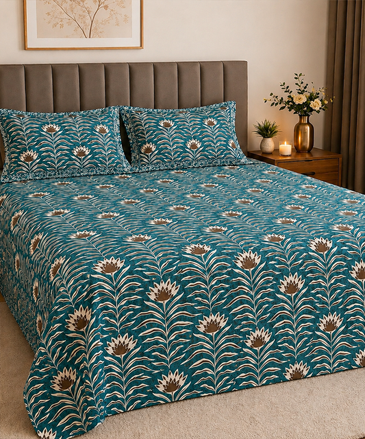 Shine Bed Sheet Set - HTSS76
